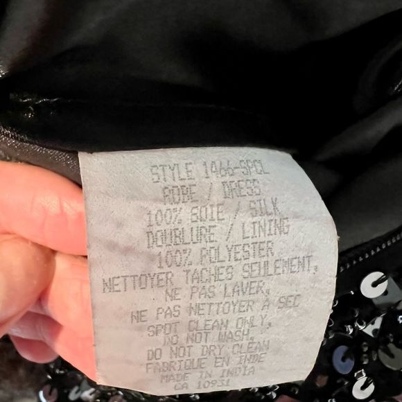 Scala silk dress, size XS - Picture 7 of 7